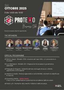 LOCANDINA evento 24 ottobre protetto business club dove la sicurezza diventa opportunità
