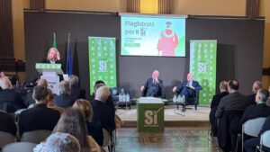 Referendum i magistrati per il si esistono convegno a Roma con Isabella Bertolini